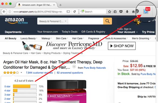 See our adjusted rating without having to leave Amazon!