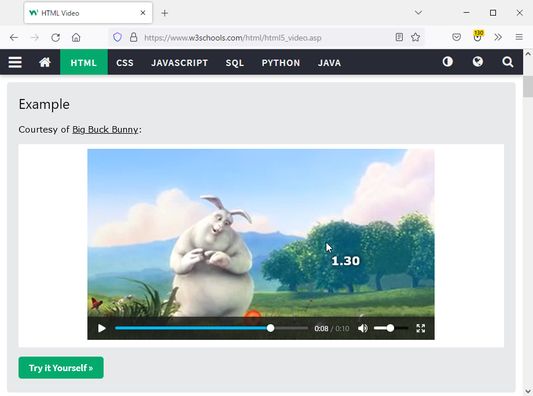 Thay đổi tốc độ phát lại video.