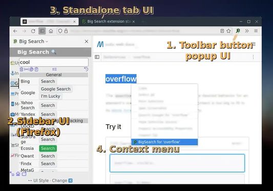 Different UI adaptions