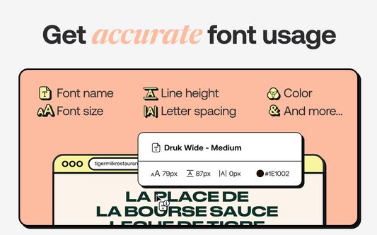 Get accurate font usage