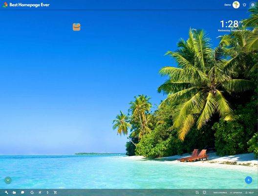Best Homepage Ever simplified look with everything removed