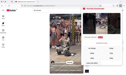 Fast, Reliable, and Free – The Ultimate YouTube Video Downloader for Firefox!

Download YouTube videos in various formats and resolutions with unmatched speed. Our YouTube video downloader extension is simple to use and completely free.