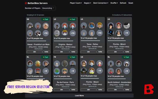 Free region selector