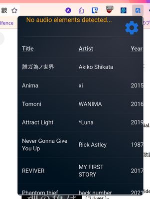 If no element is found in the tab with audio playing, an error will throw.