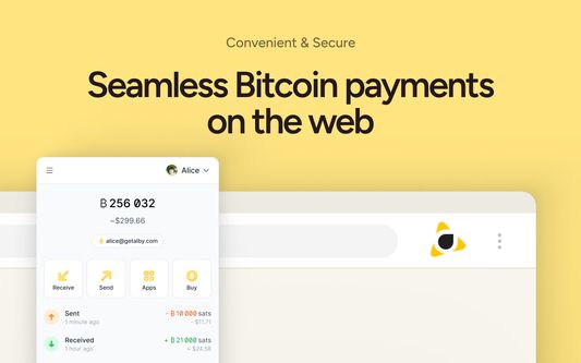 Seamless Bitcoin payments on the web