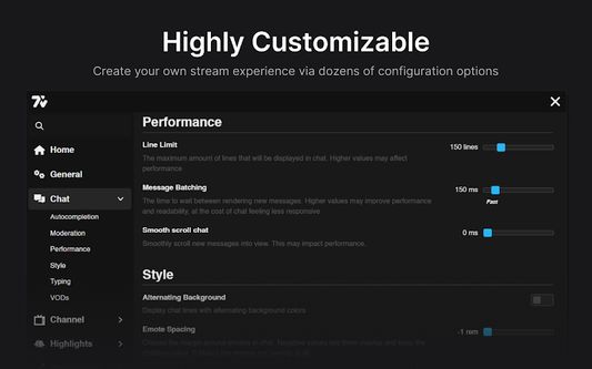 7TV Extension - Highly Customizable Screenshot
